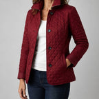 Kelley | Lightweight Quilted Jacket - Red