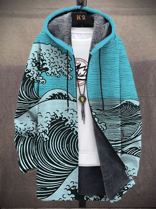Calantha | Cosy Longline Duster Hooded Jacket