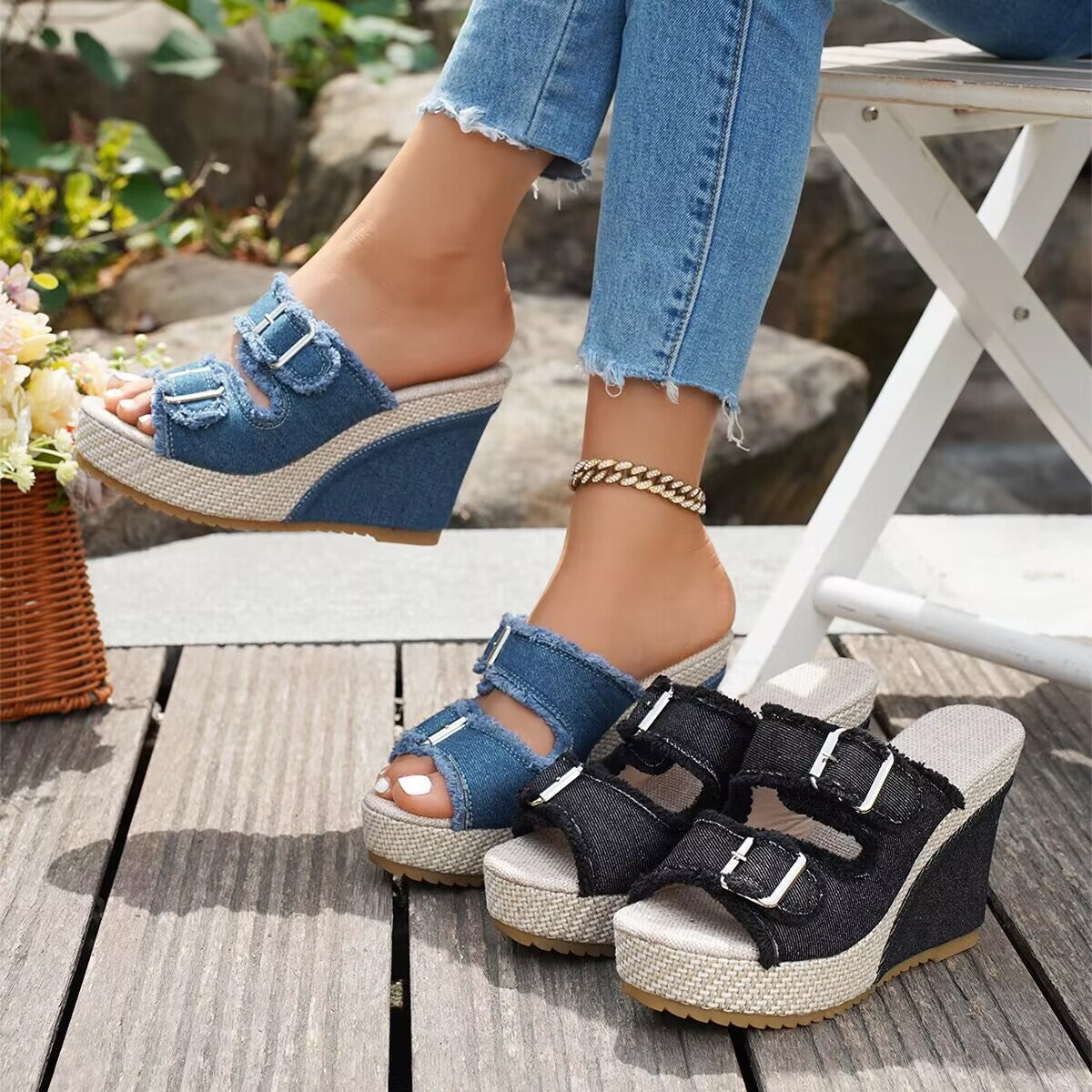 Elara | Wedge Sandals
