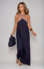 Nicolie | Dress with Crossover Neckline