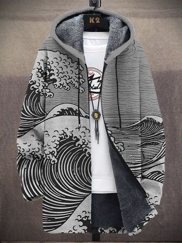 Calantha | Cosy Longline Duster Hooded Jacket