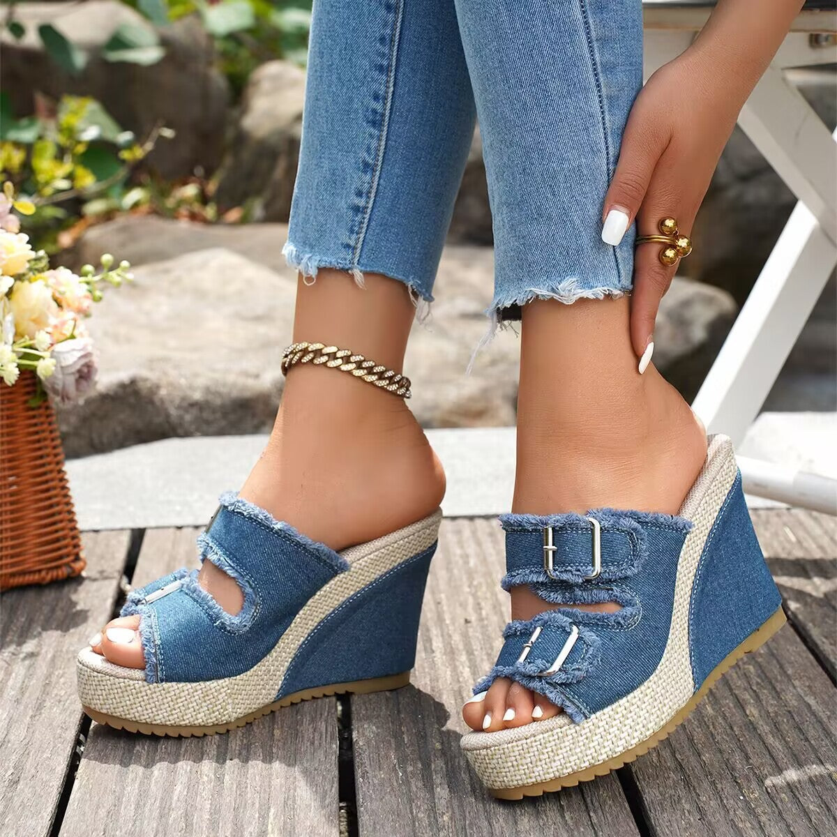Elara | Wedge Sandals