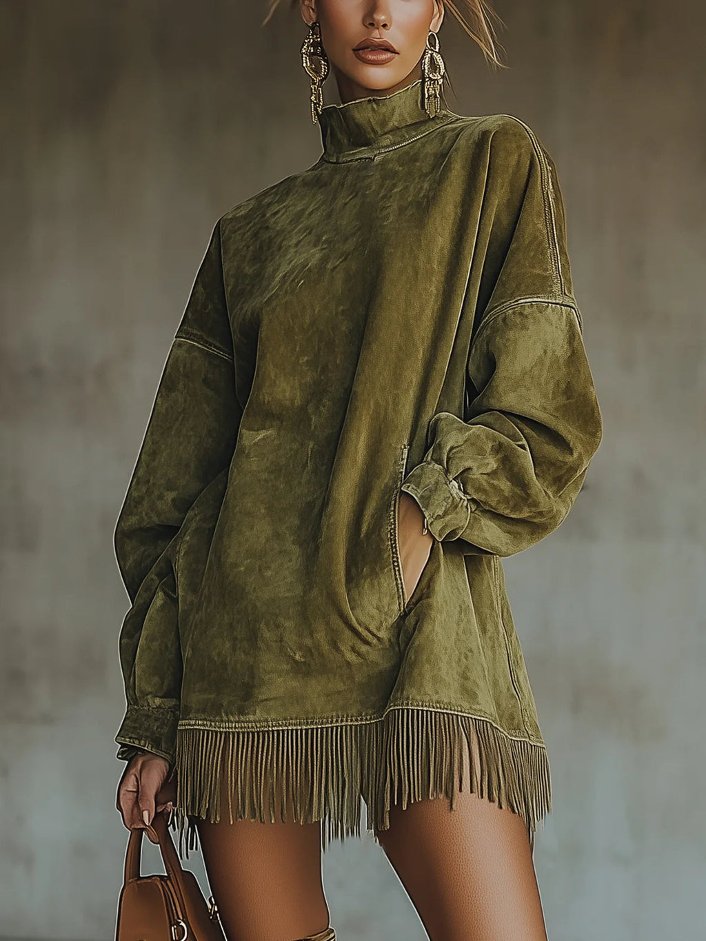 Sheri | Cosy Fringe Dress