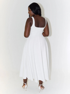 MELISA | Elegant Midi Dress with Feminine Silhouette
