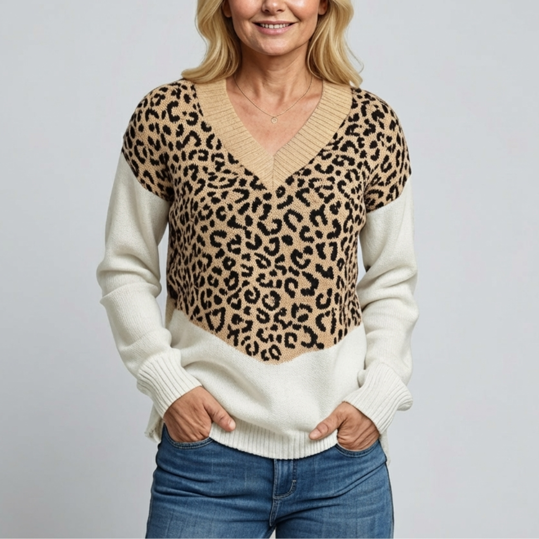 Isa | Chic Leopard Pullover