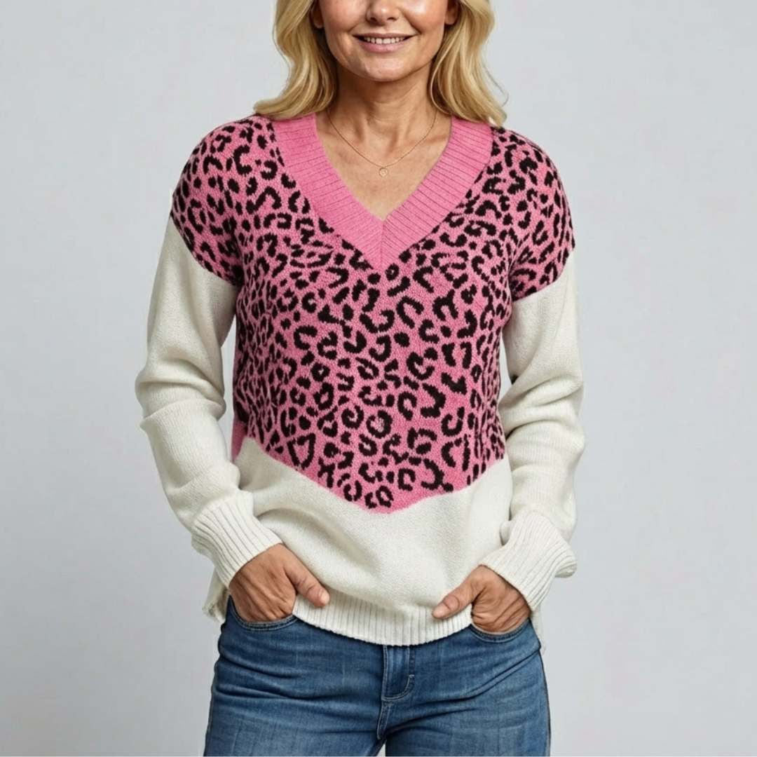 Isa | Chic Leopard Jumper