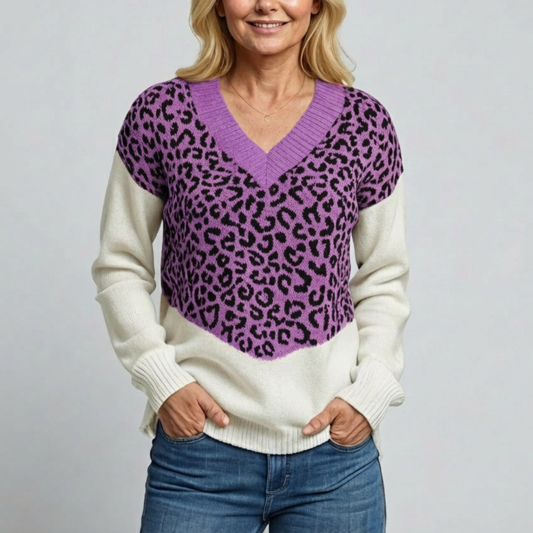 Isa | Chic Leopard Pullover