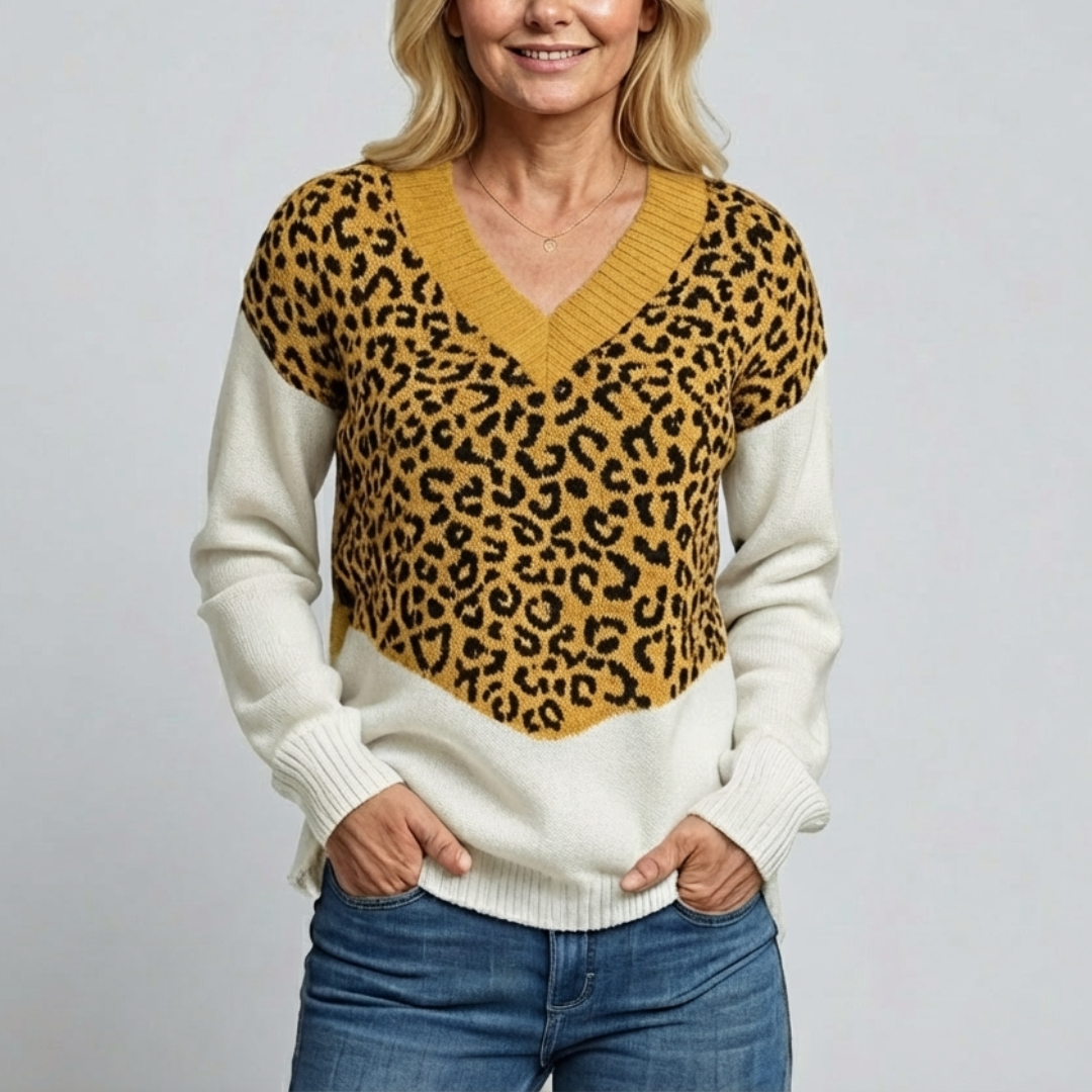 Isa | Chic Leopard Jumper