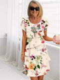 Diane | Flowing Dress with Ruffles