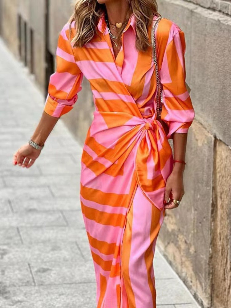 Claris | Striped Dress