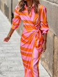 Claris | Striped Dress