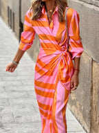 Claris | Striped Dress