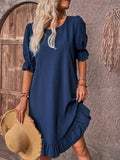 Isholde | Dress with Half Sleeves