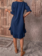 Isholde | Dress with Half Sleeves