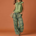 Théa green two-piece set