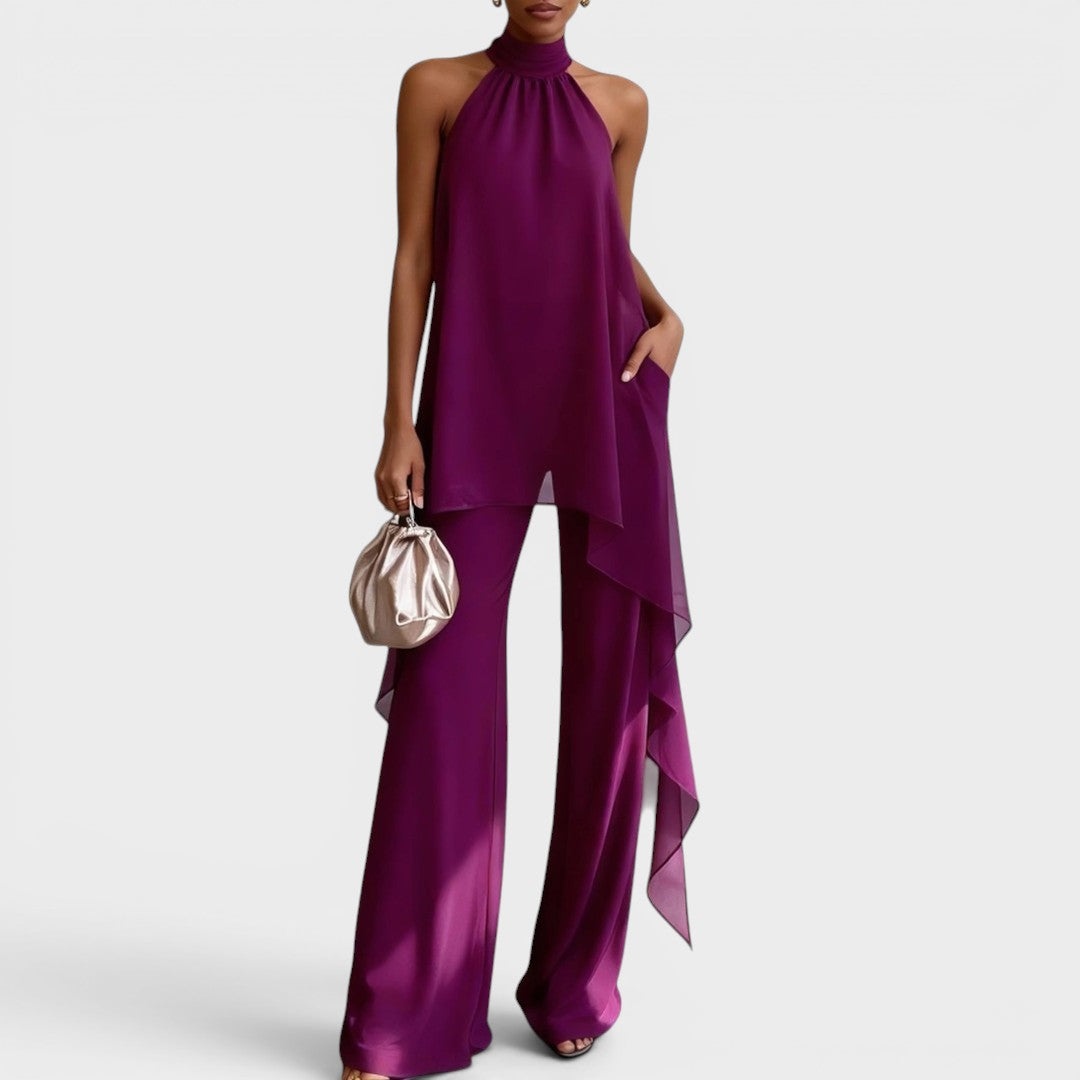 Clara | Elegant set with halterneck