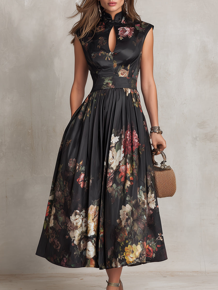 Lillian | Pleated Floral Dress