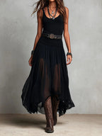 Odette | Elegant Maxi Dress with Belt