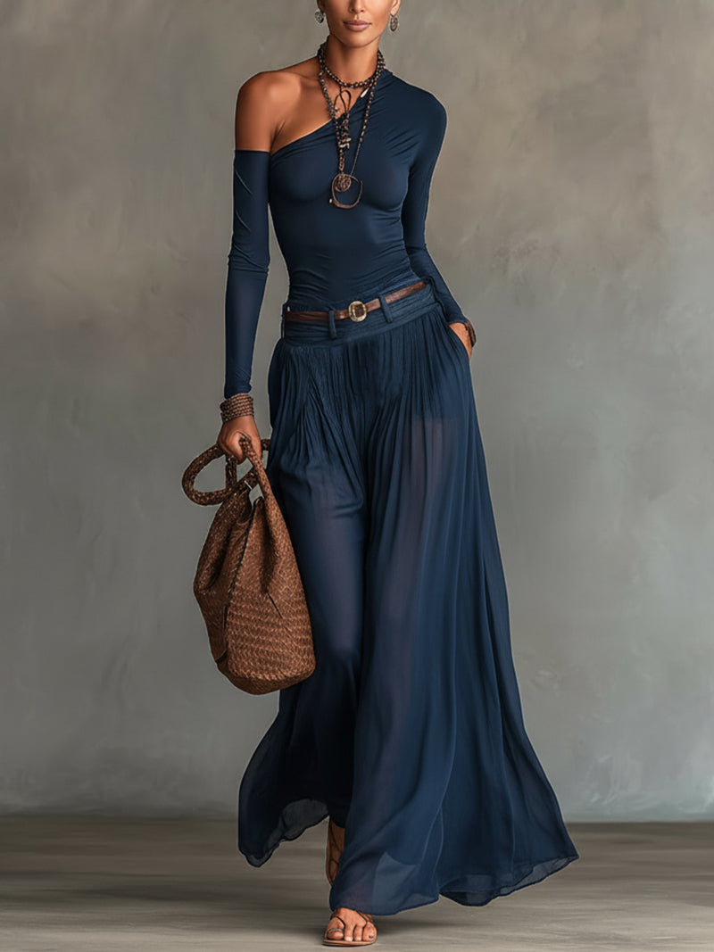 Camila | Elegant One-Shoulder Set