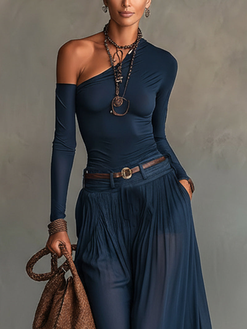 Camila | Elegant One-Shoulder Set