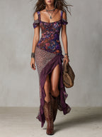 Roxane | Maxi Dress with High Split