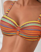 Rose | Two-Piece Swimsuit with Striped Pattern