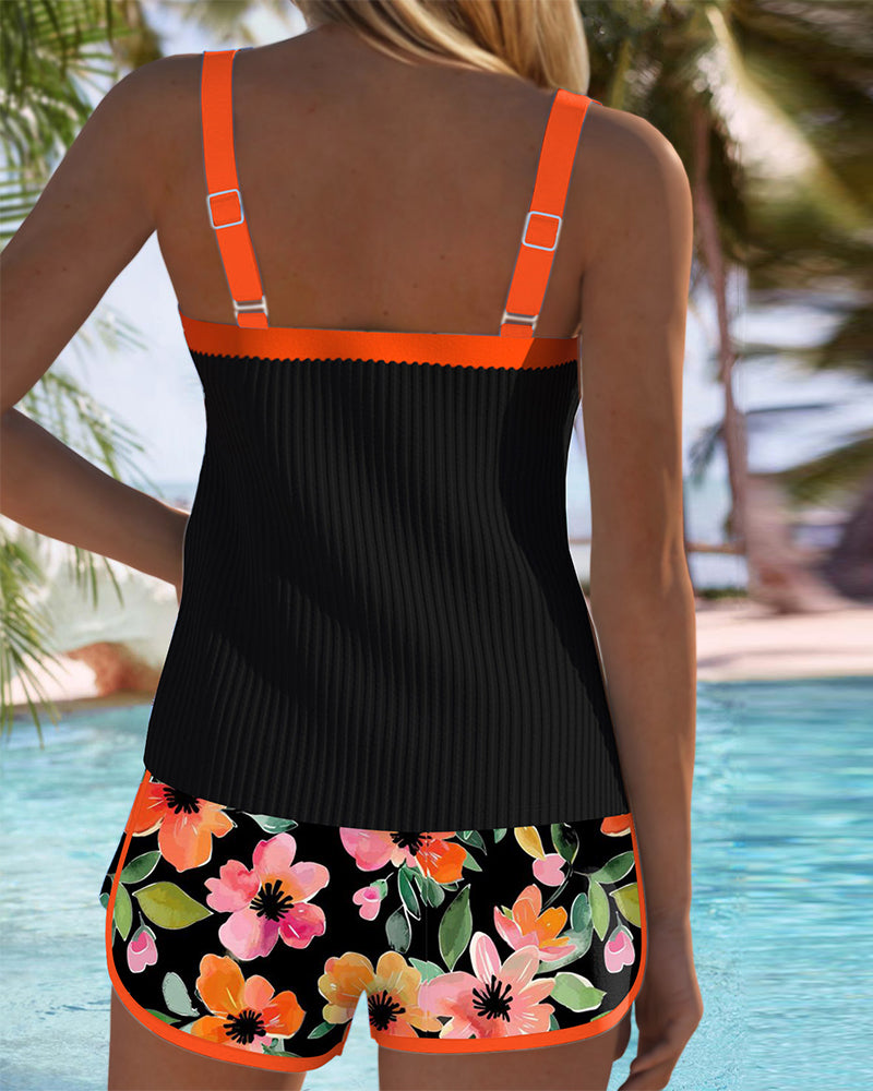 Matilda | Two-Piece Beach Tankini with Shorts