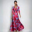 Judith | Floral Maxi Wrap Dress