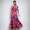 Judith | Floral Maxi Wrap Dress