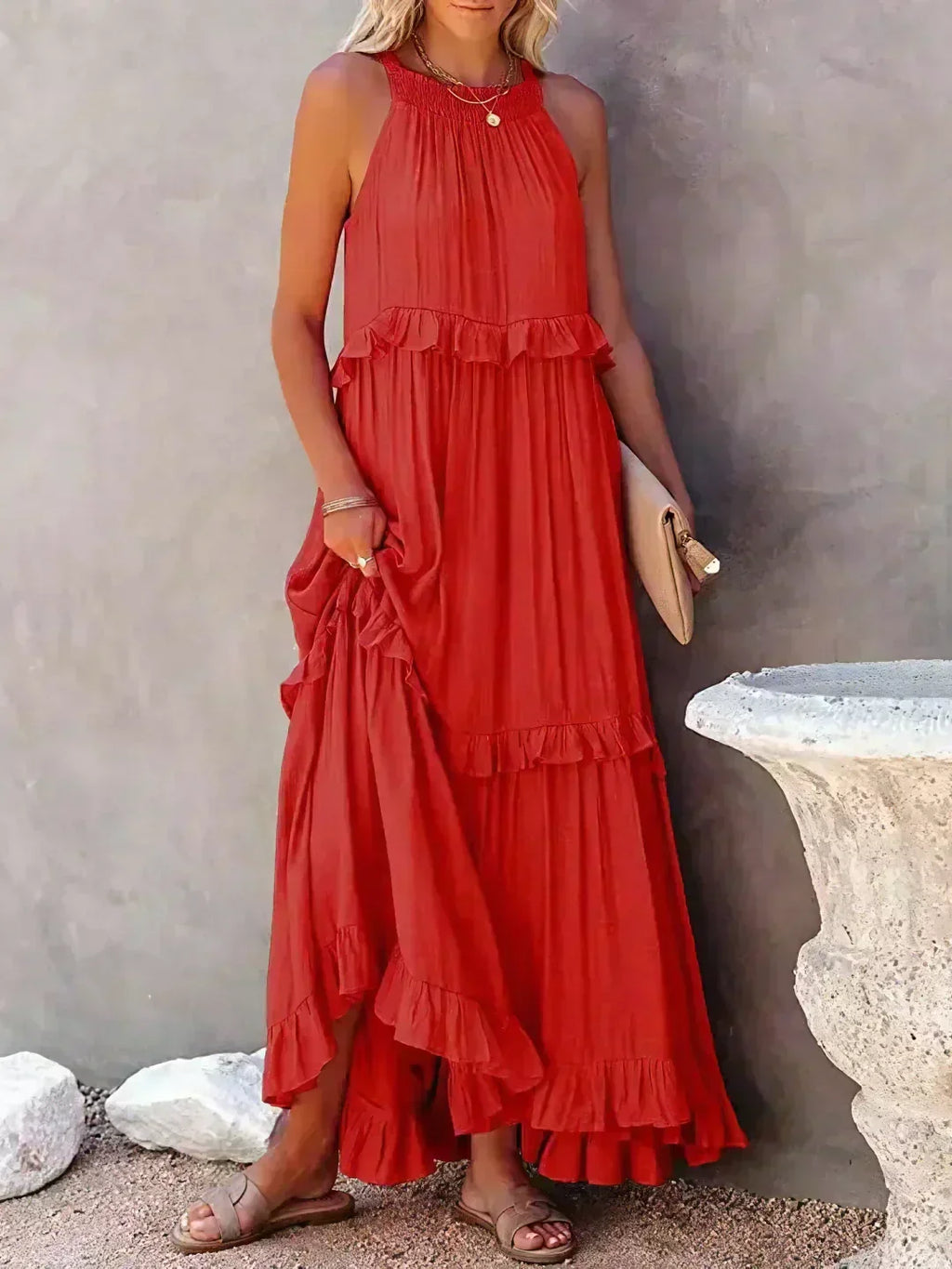 Dylilah | Dress with Ruffled Hem