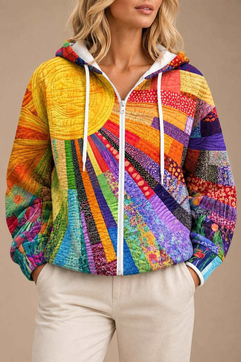 Doriane | Effortless Quilted Zip Jacket