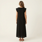 josette-ruffle-v-neck-maxi-dress