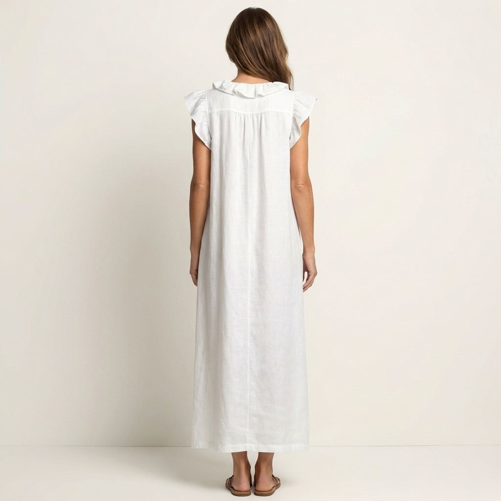 josette-ruffle-v-neck-maxi-dress