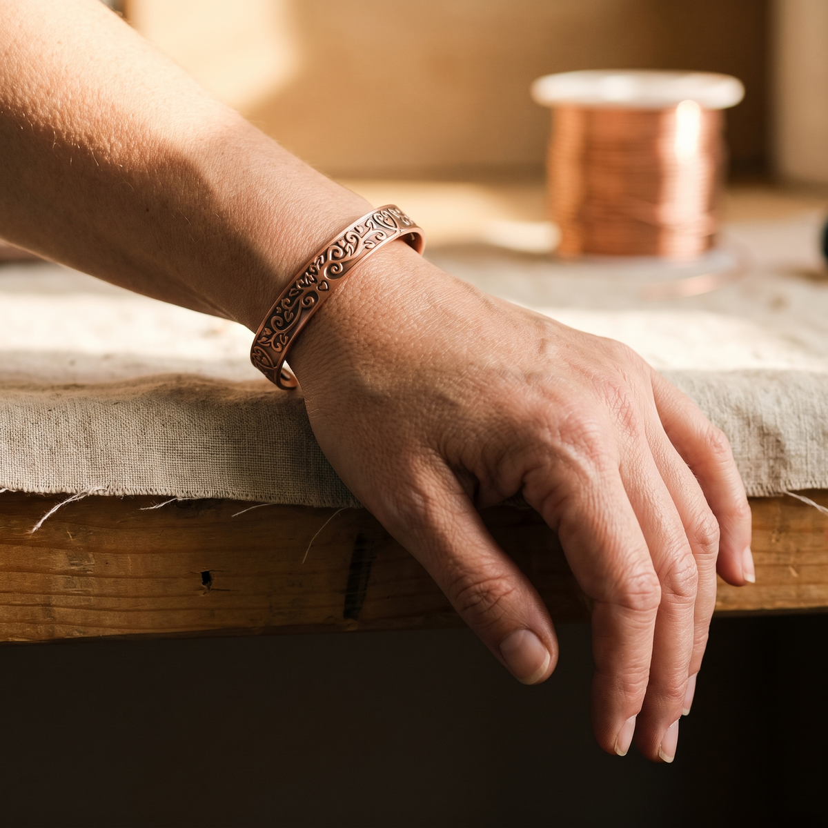 Surf Copper Bracelet