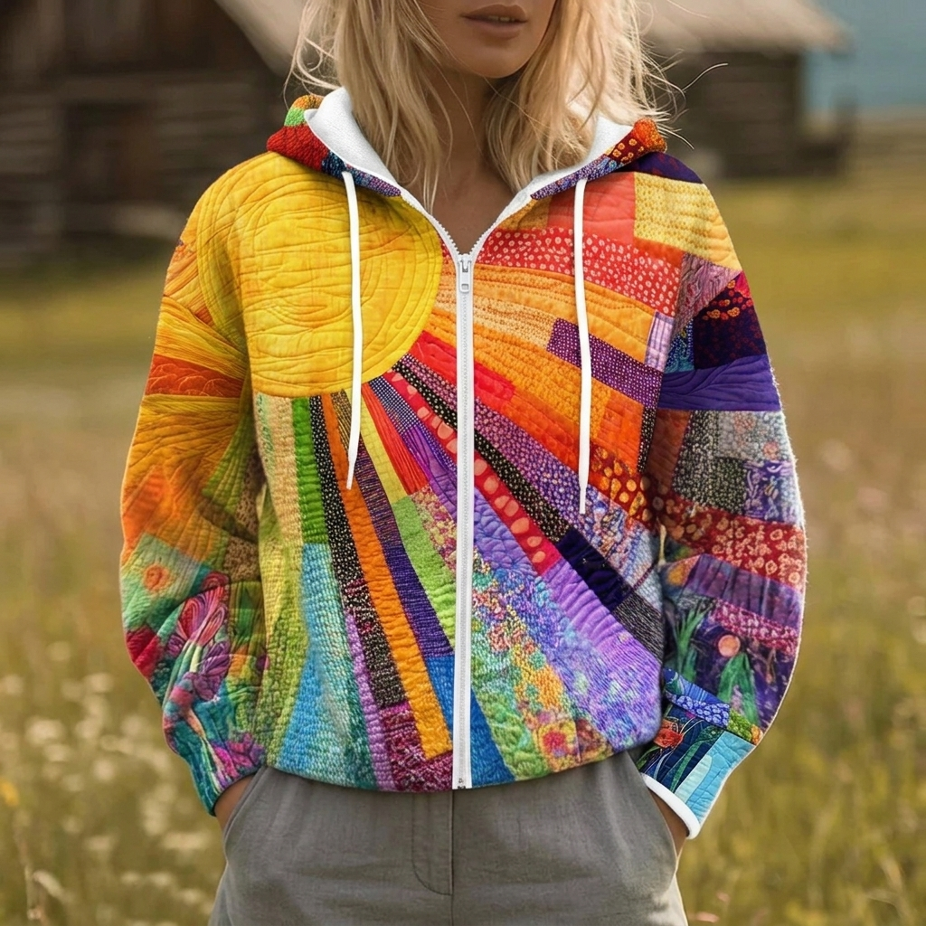 Doriane | Effortless Quilted Zip Jacket