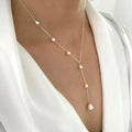 Vintage Pearl Pendant Necklace