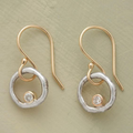 Vintage Silver Zirconia Earrings
