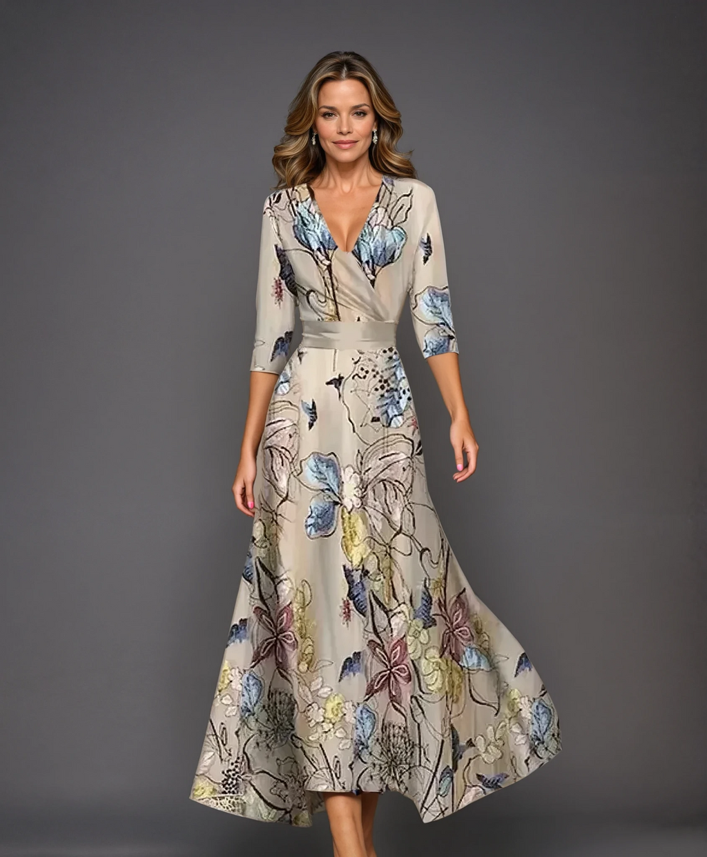 Emmily | Dress with Mid-Length Sleeves