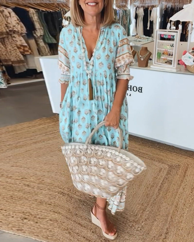 Jhasmine | Long-Sleeved Dress