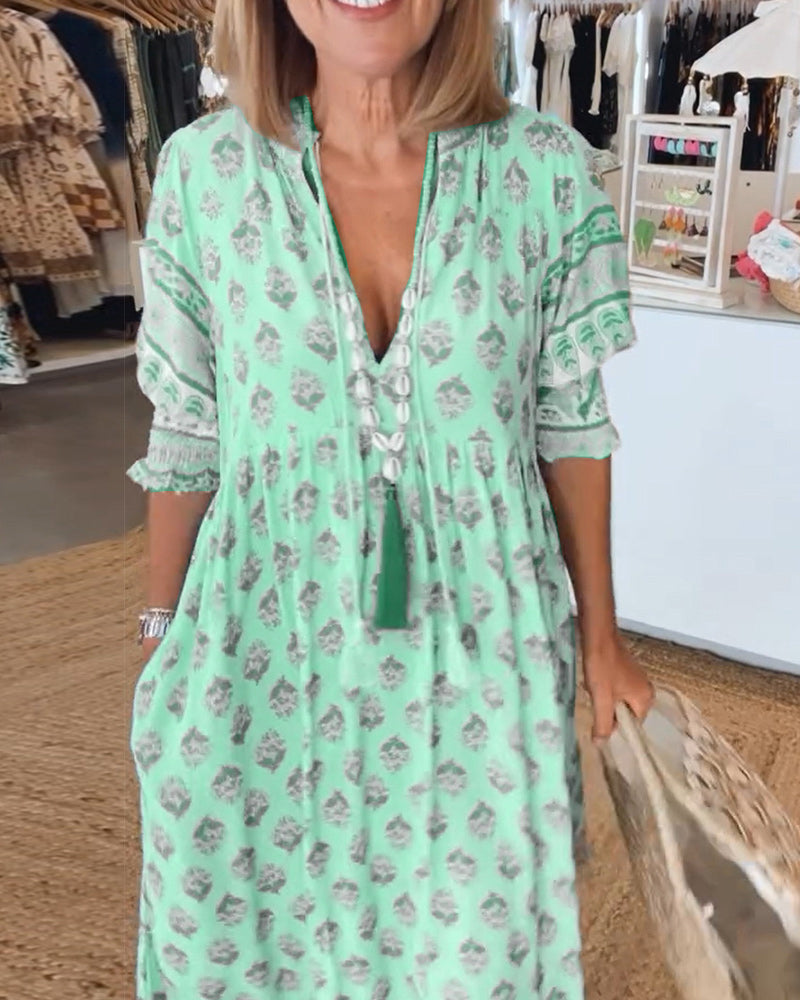 Jhasmine | Long-Sleeved Dress