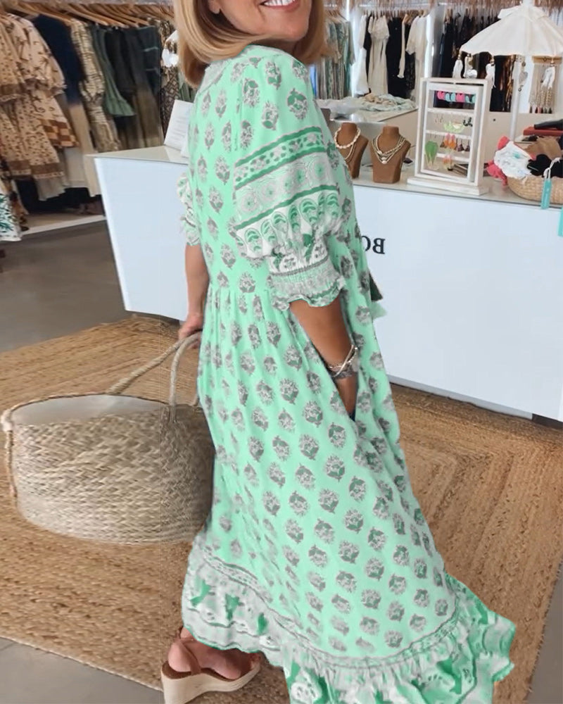 Jhasmine | Long-Sleeved Dress