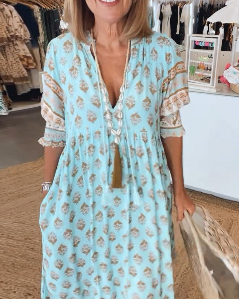 Jhasmine | Long-Sleeved Dress