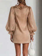 Emery | Ruffle-Trim Mini Dress
