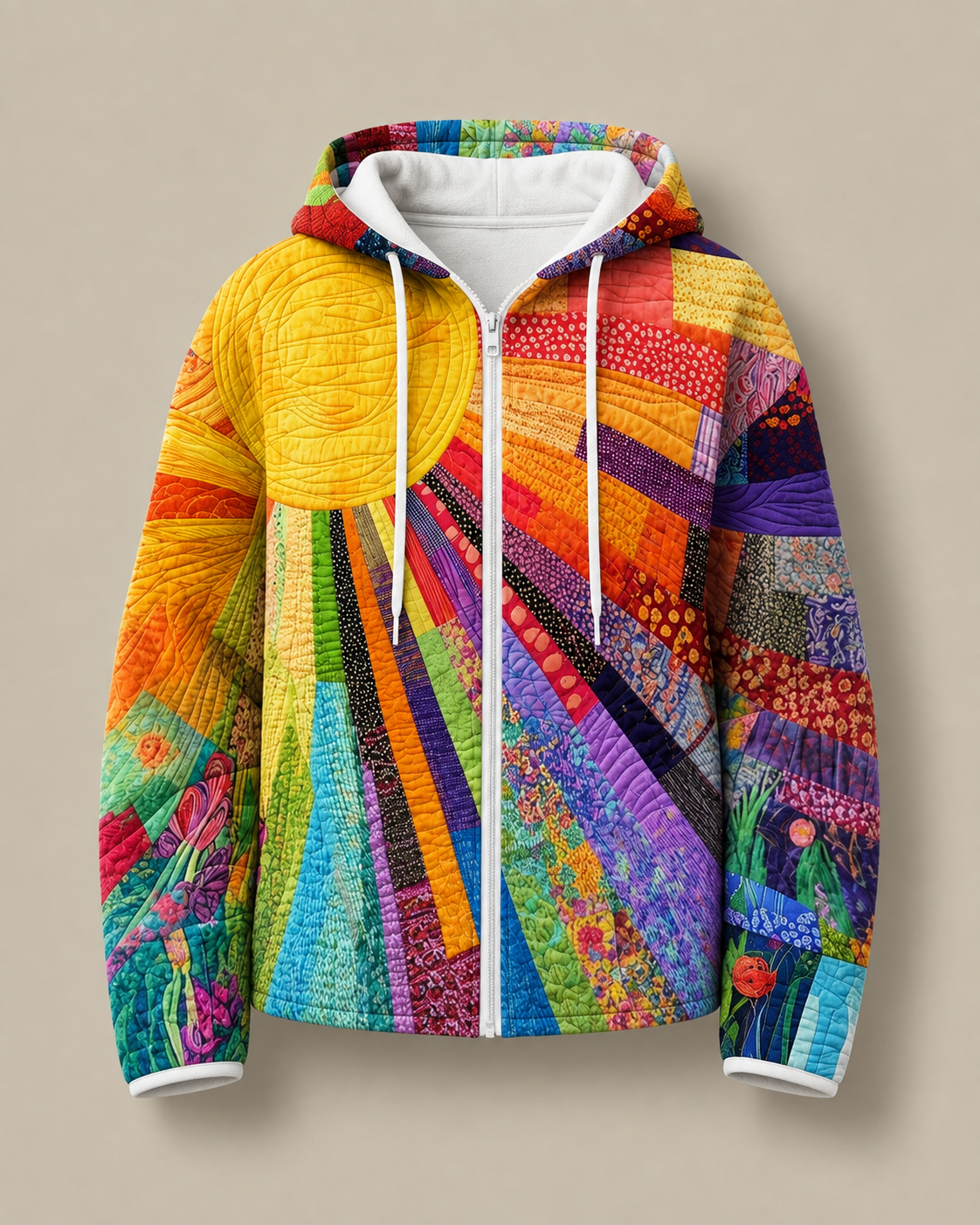 Doriane | Effortless Quilted Zip Jacket