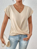 Nilay | Stylish Short-Sleeved V-Neck T-Shirt