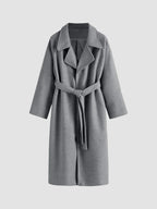 Wilhelmina | Long Wrap Belted Coat