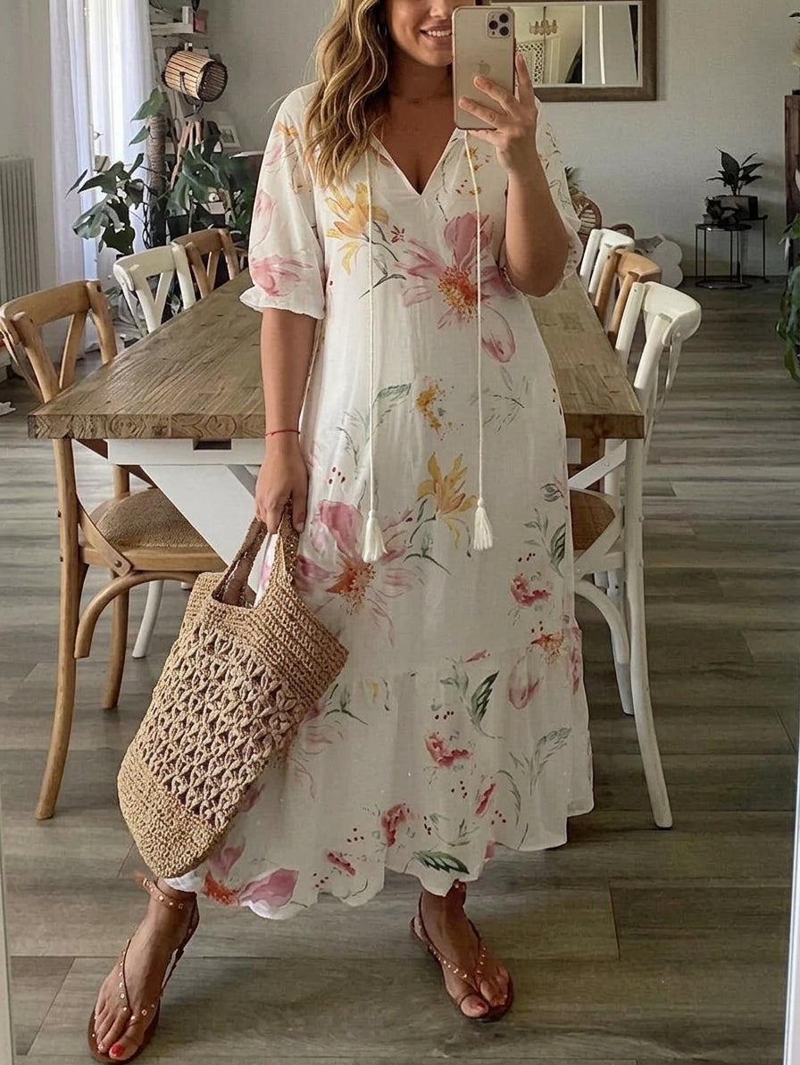 Rosalinde | Boho Dress with Tummy Concealment