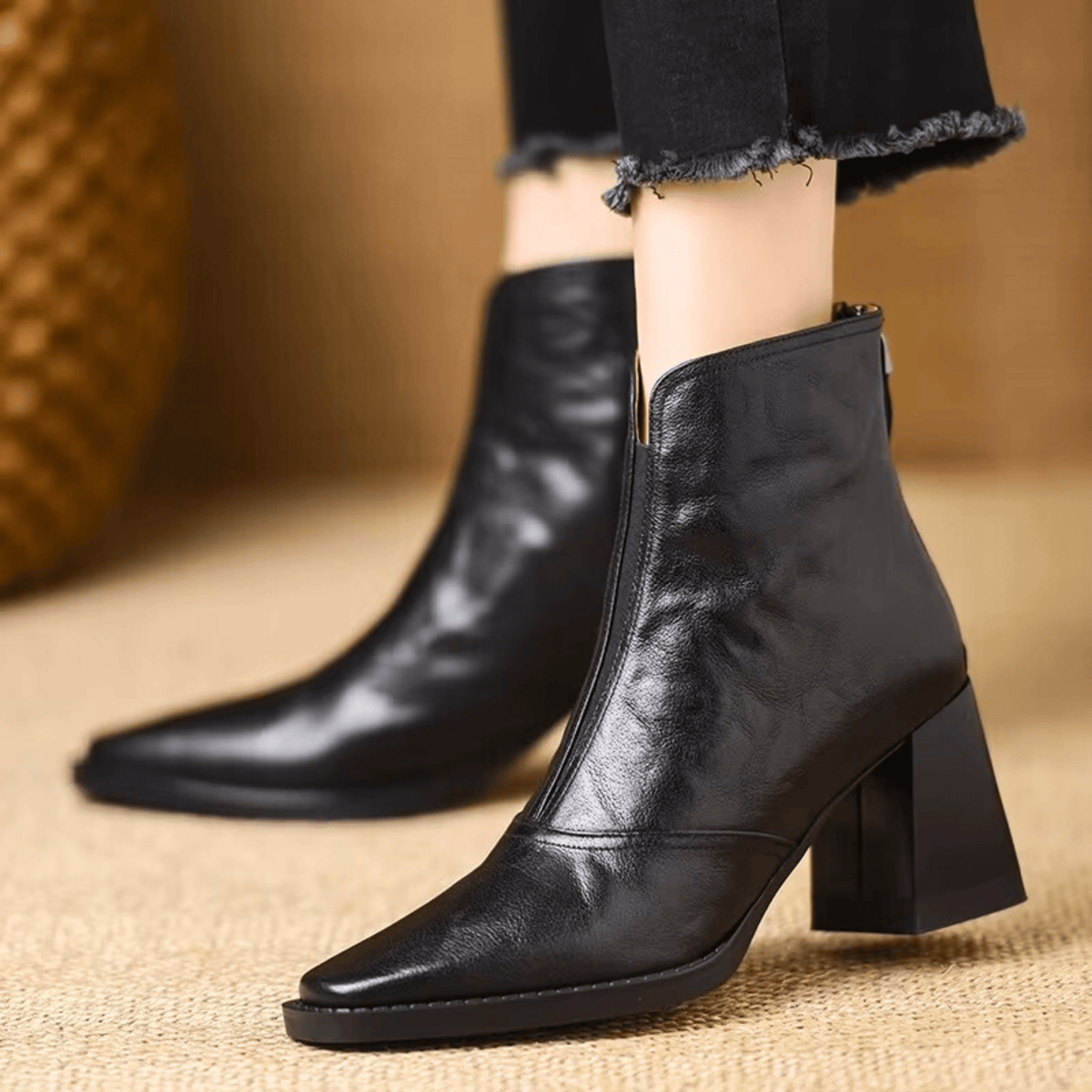 Rosalie | Luxurious Mid-Height Ankle Boots