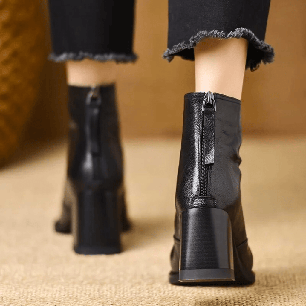Rosalie | Luxurious Mid-Height Ankle Boots