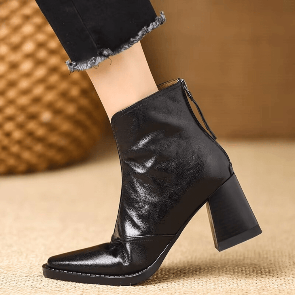 Rosalie | Luxurious Mid-Height Ankle Boots